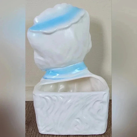 Sweet Vintage Napcoware Napco White Cat Planter 6917 - Picture 3 of 12